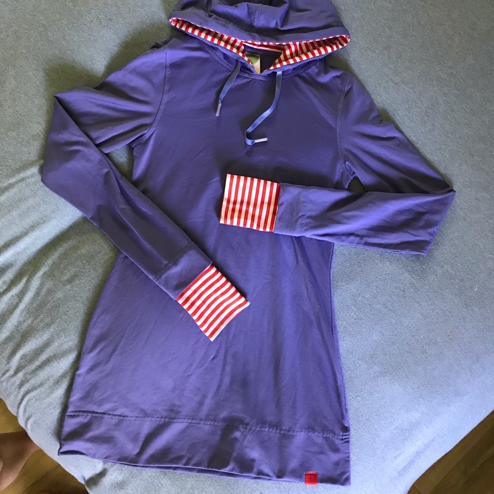 Bula hooded base layer workout shirt